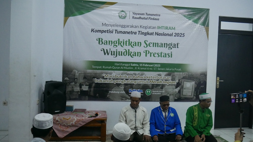 Pembukaan Kompetisi Tunanetra Tingkat Nasional
