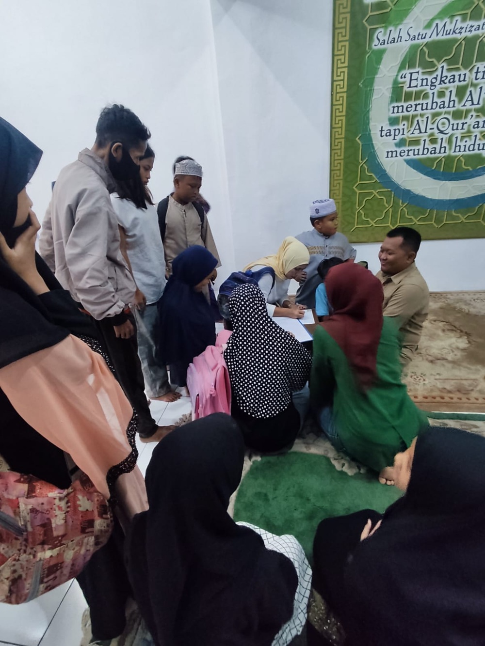 Santri SANLAT Registrasi Ulang Pendaftaran