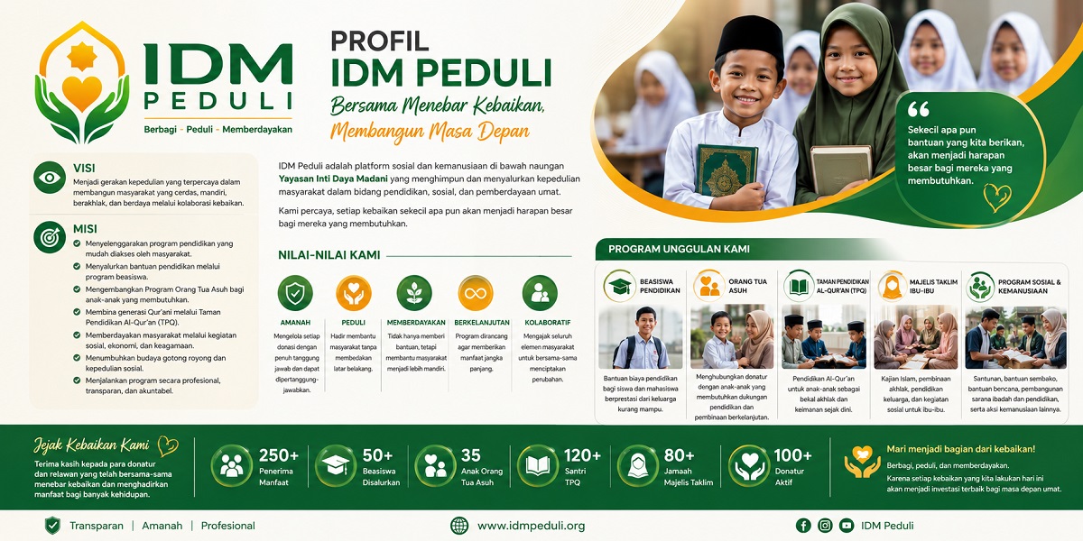 Kebaikan yang dikelola dengan amanah.